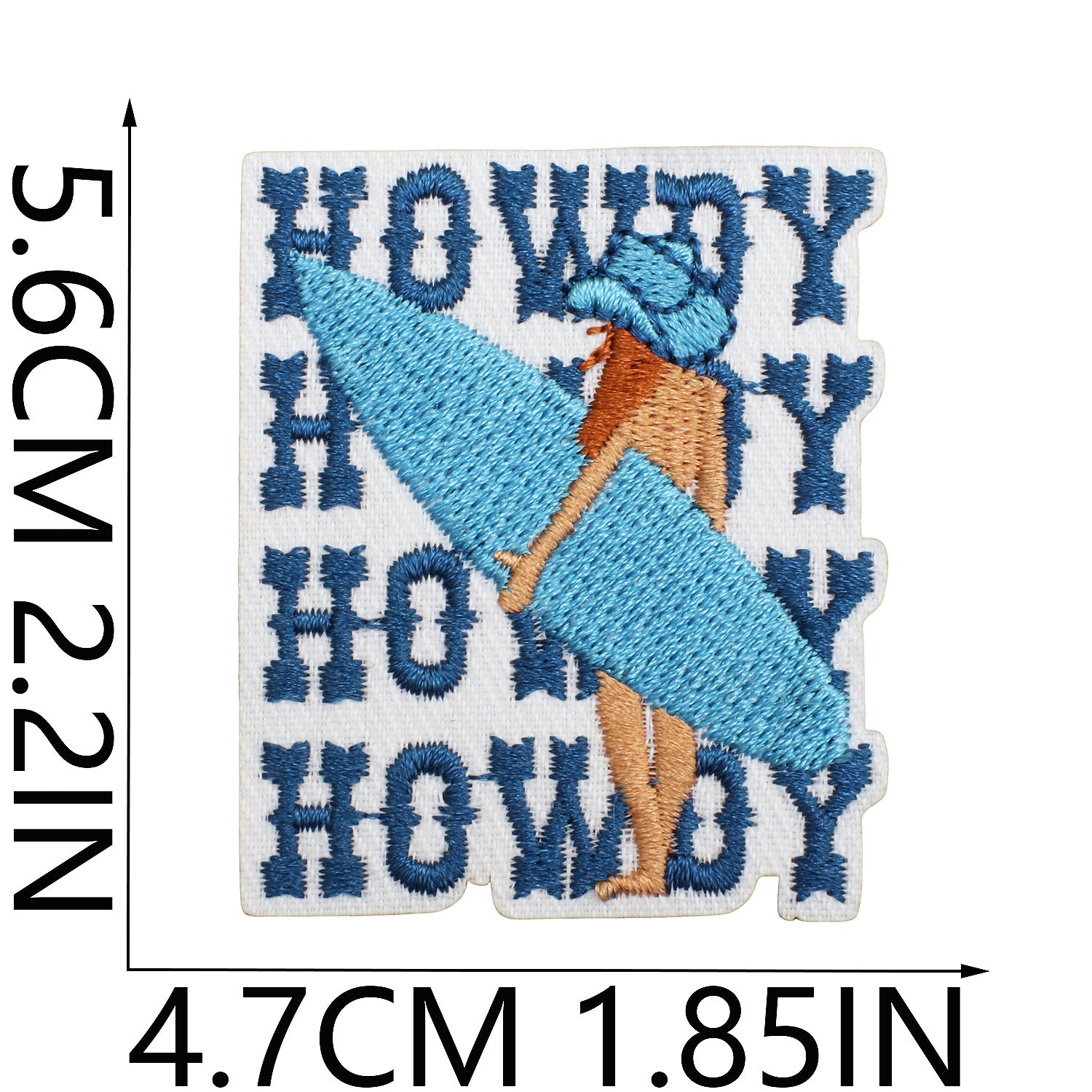 Wholesale Surfing Girls Embroidered Cloth Stickers